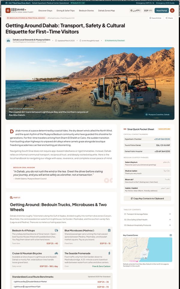 Getting Around Dahab – Desktop