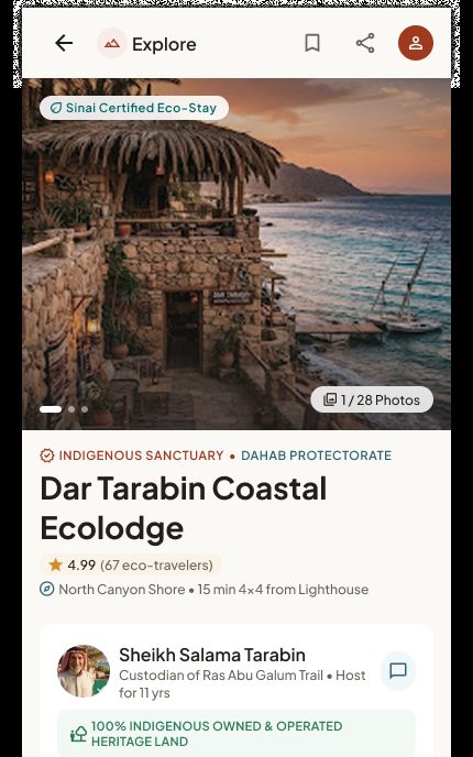 Dar Tarabin Coastal Ecolodge – Native App