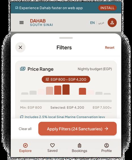 Filter Panel Open (variant A) – Native App