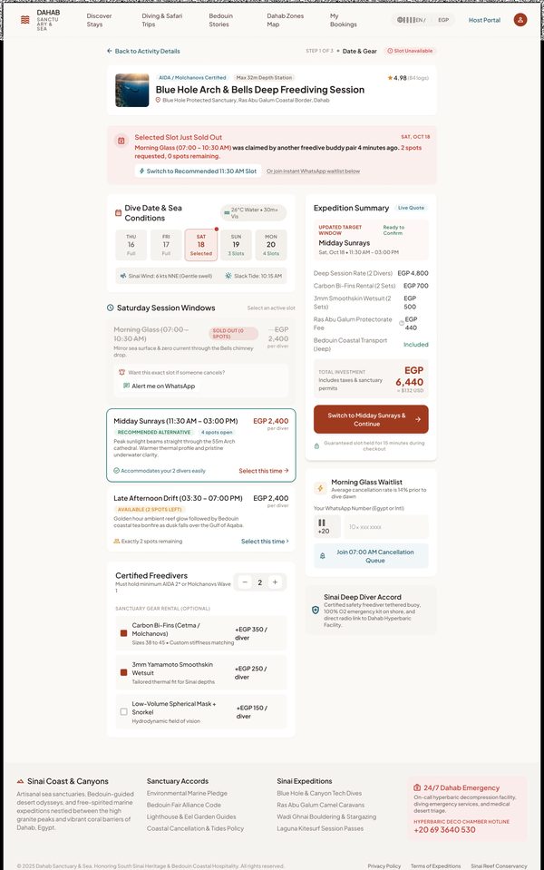 Sold-Out Slot – Tablet